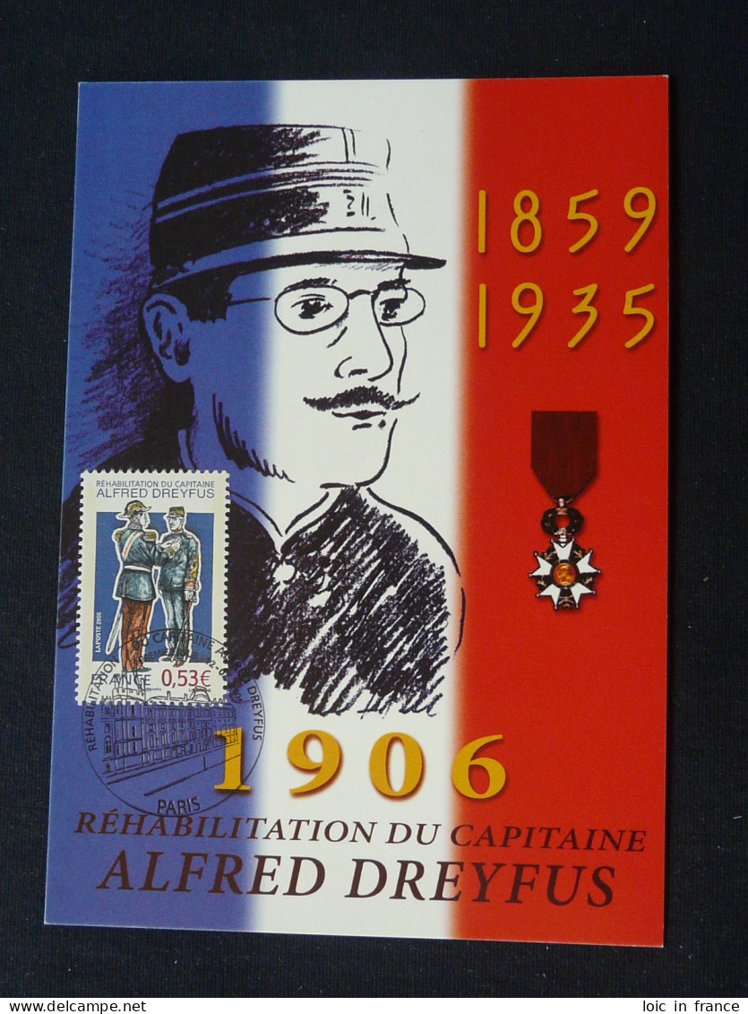 Carte Maximum Card Affaire Dreyfus France 2006 - Joodse Geloof