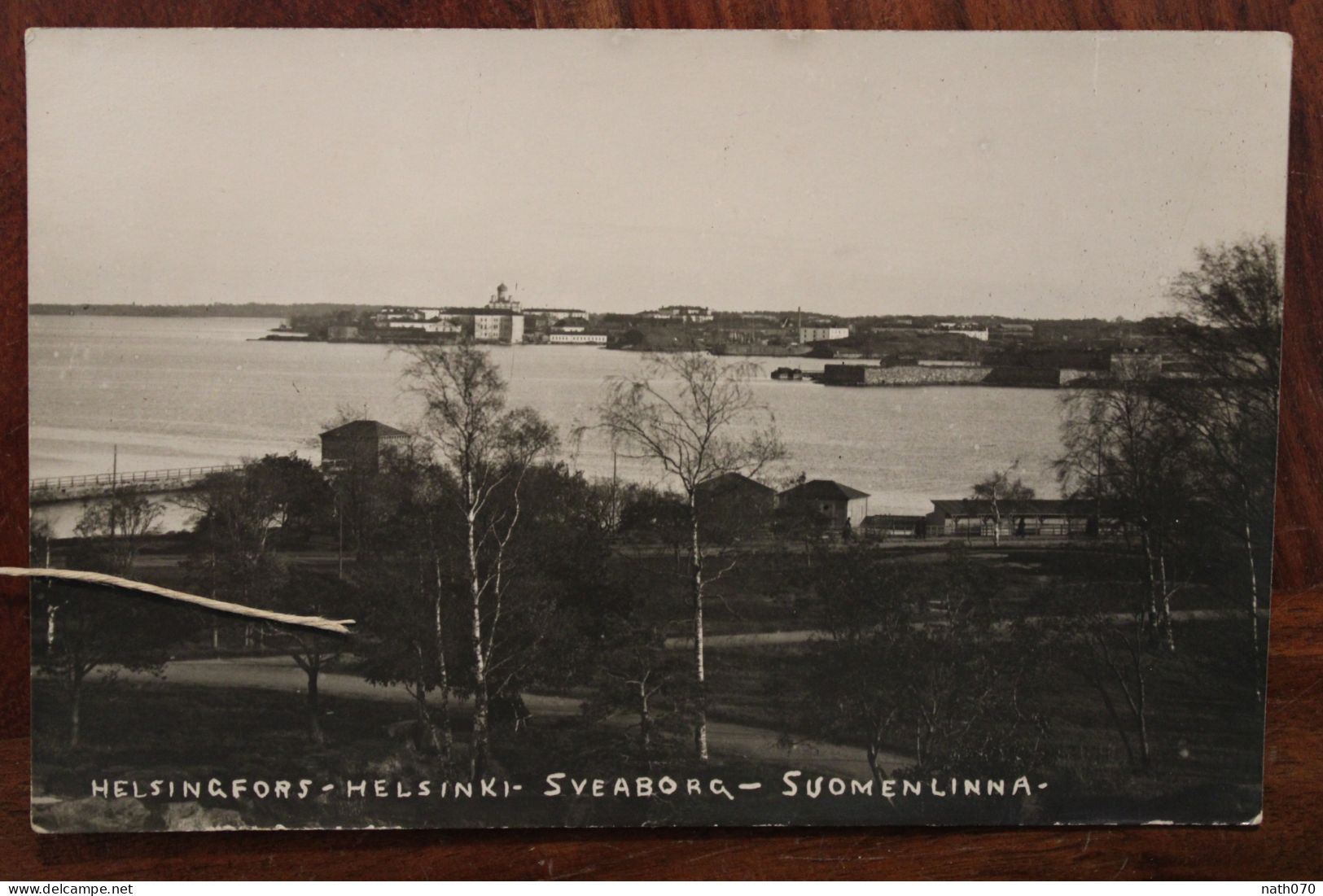 AK 1920's Cpa Carte Photo Helsinki Helsingfors Suomi Finland Finlande - Finland