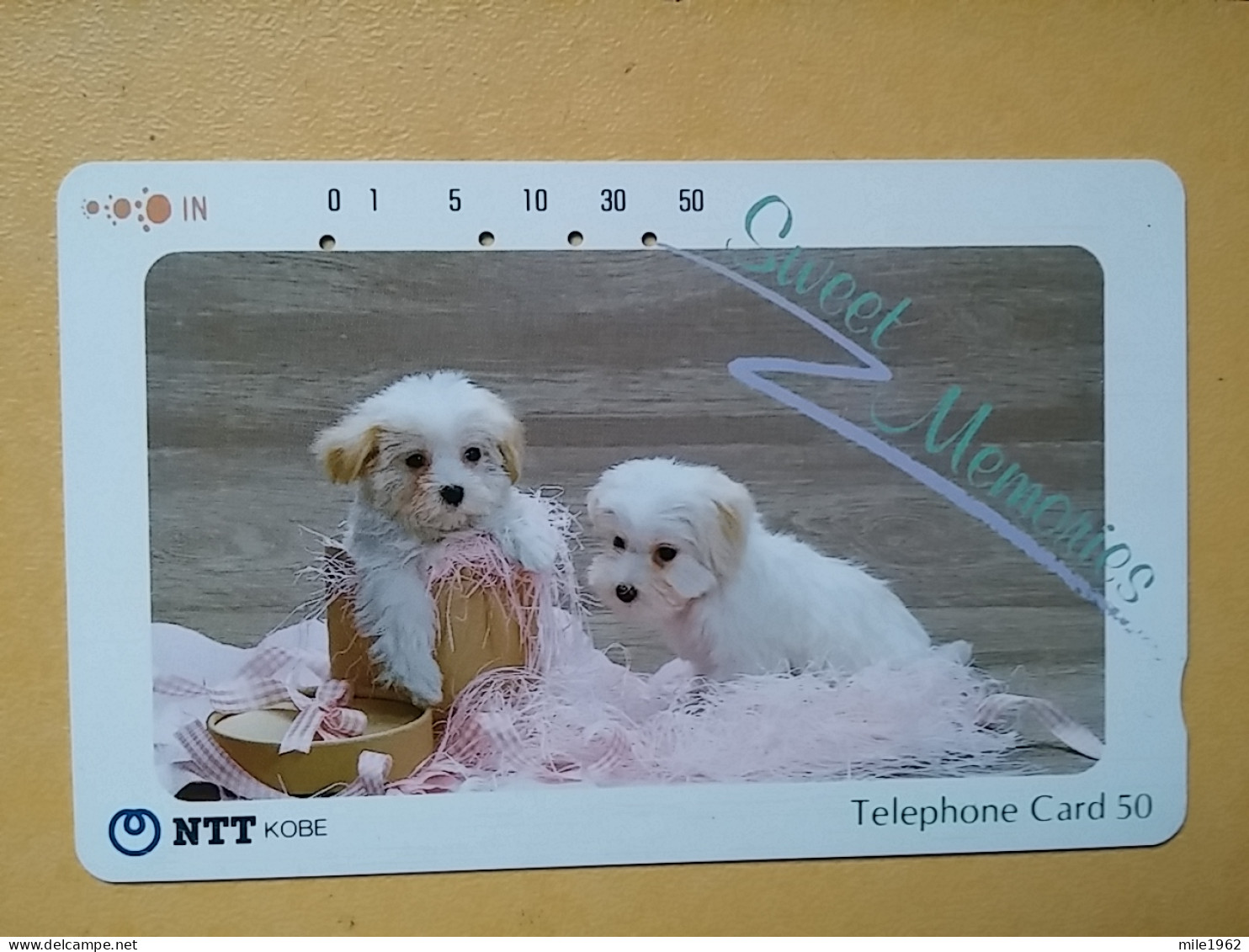 T-375 - JAPAN, Japon, Nipon, TELECARD, PHONECARD, Dog, Chien, NTT 330-246 - Honden