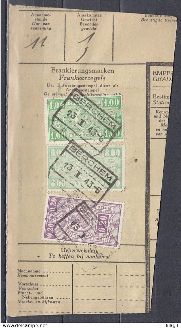 Fragment Met Stempel BERCHEM - Documents & Fragments