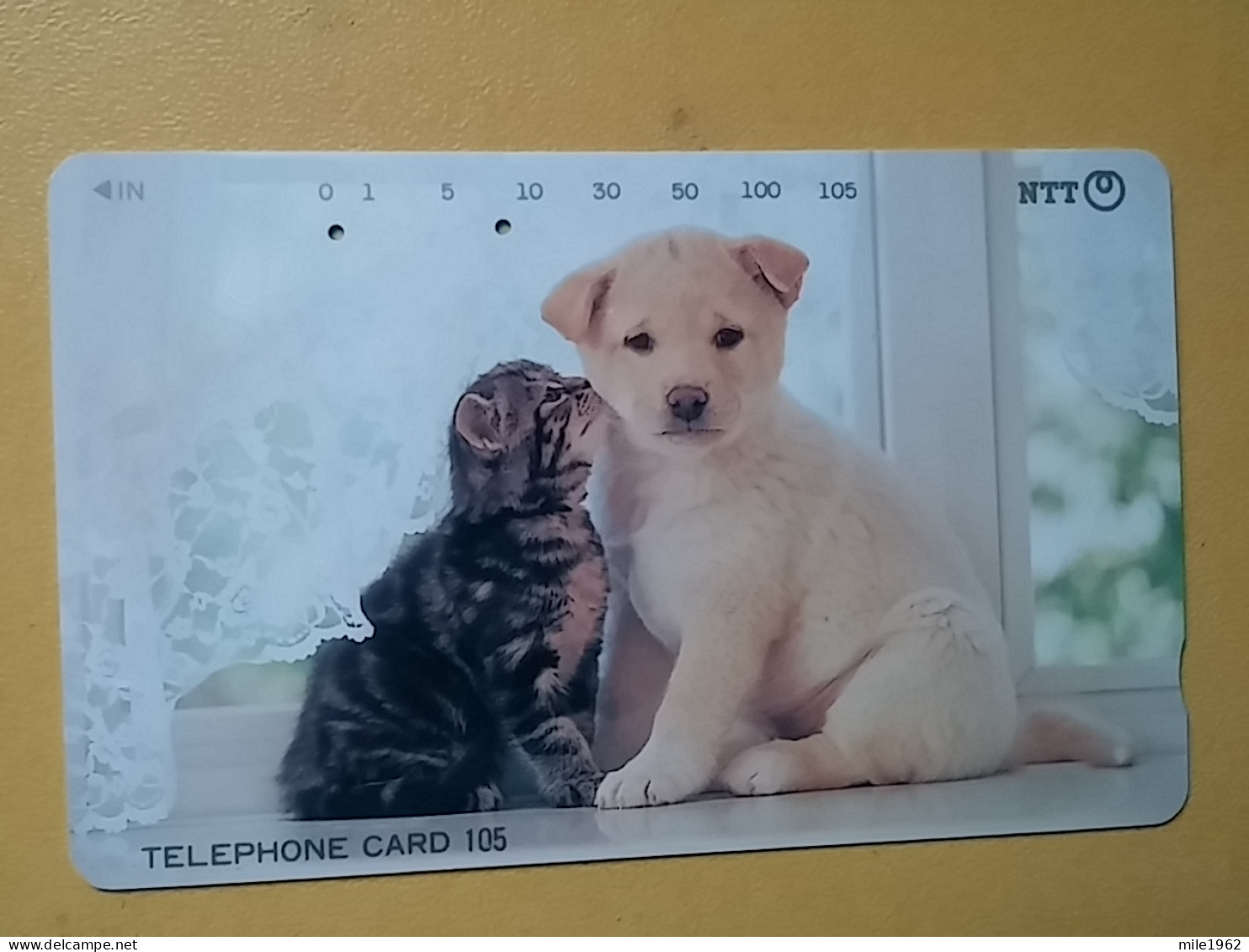 T-376 - JAPAN, Japon, Nipon, TELECARD, PHONECARD, Dog, Chien, NTT 231-126 - Hunde