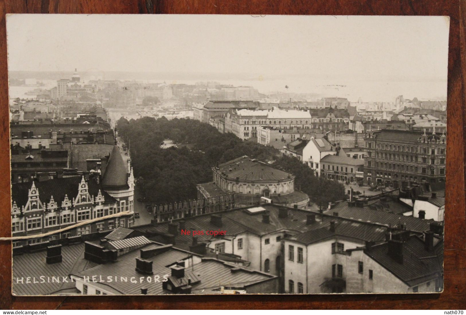 AK 1932 Cpa Carte Photo Helsinki Helsingfors Suomi Finland Finlande Germany Dt Reich - Finlandia