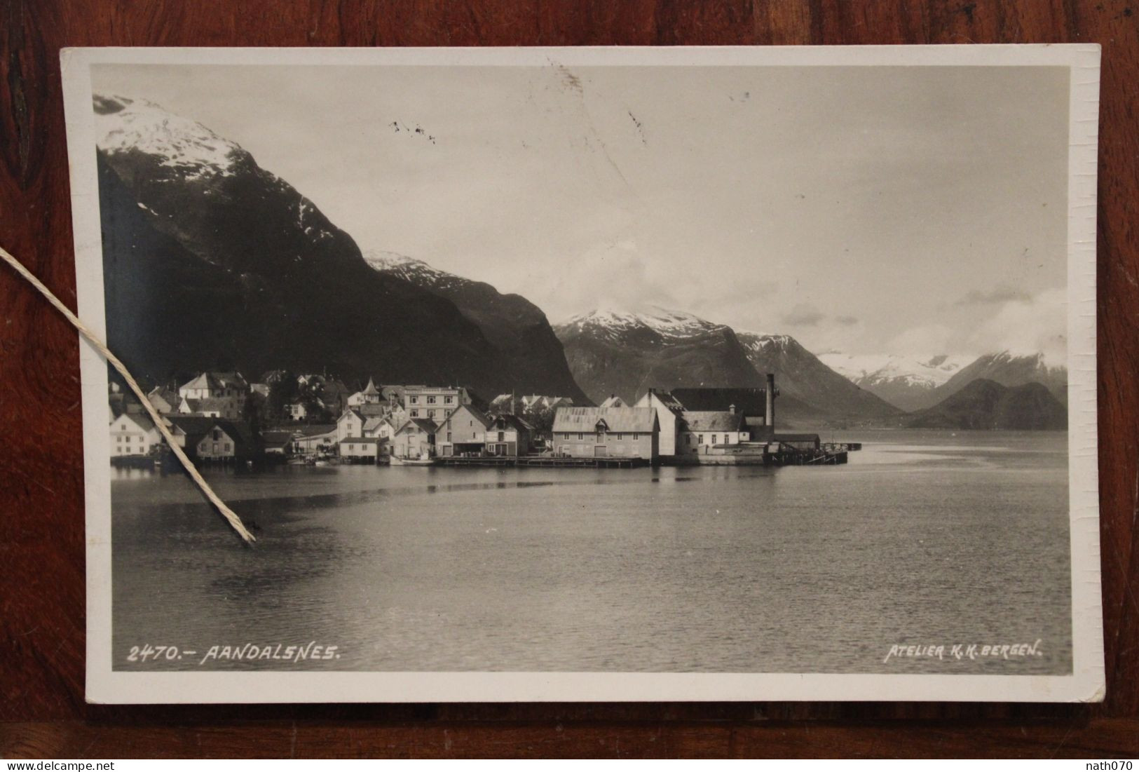 AK 1935 Åndalsnes Harbour Nordland Cpa Norvège Norway Norvegen - Norway