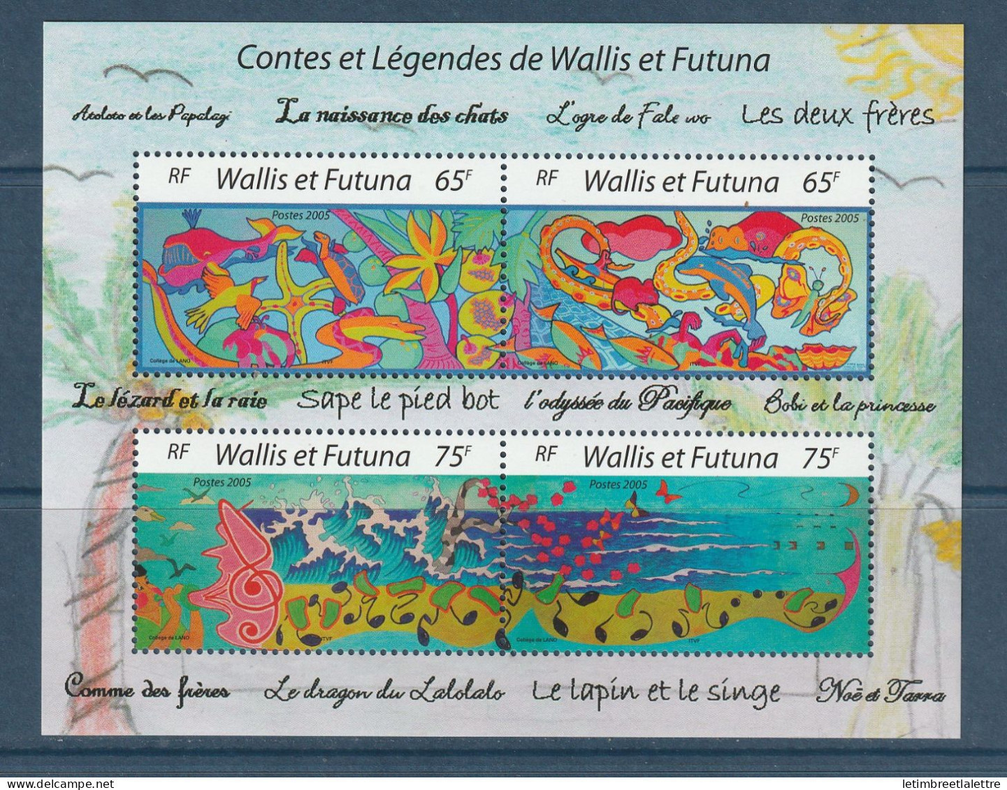 Wallis Et Futuna - Bloc - YT N° 19 ** - Neuf Sans Charnière - 2005 - Hojas Y Bloques