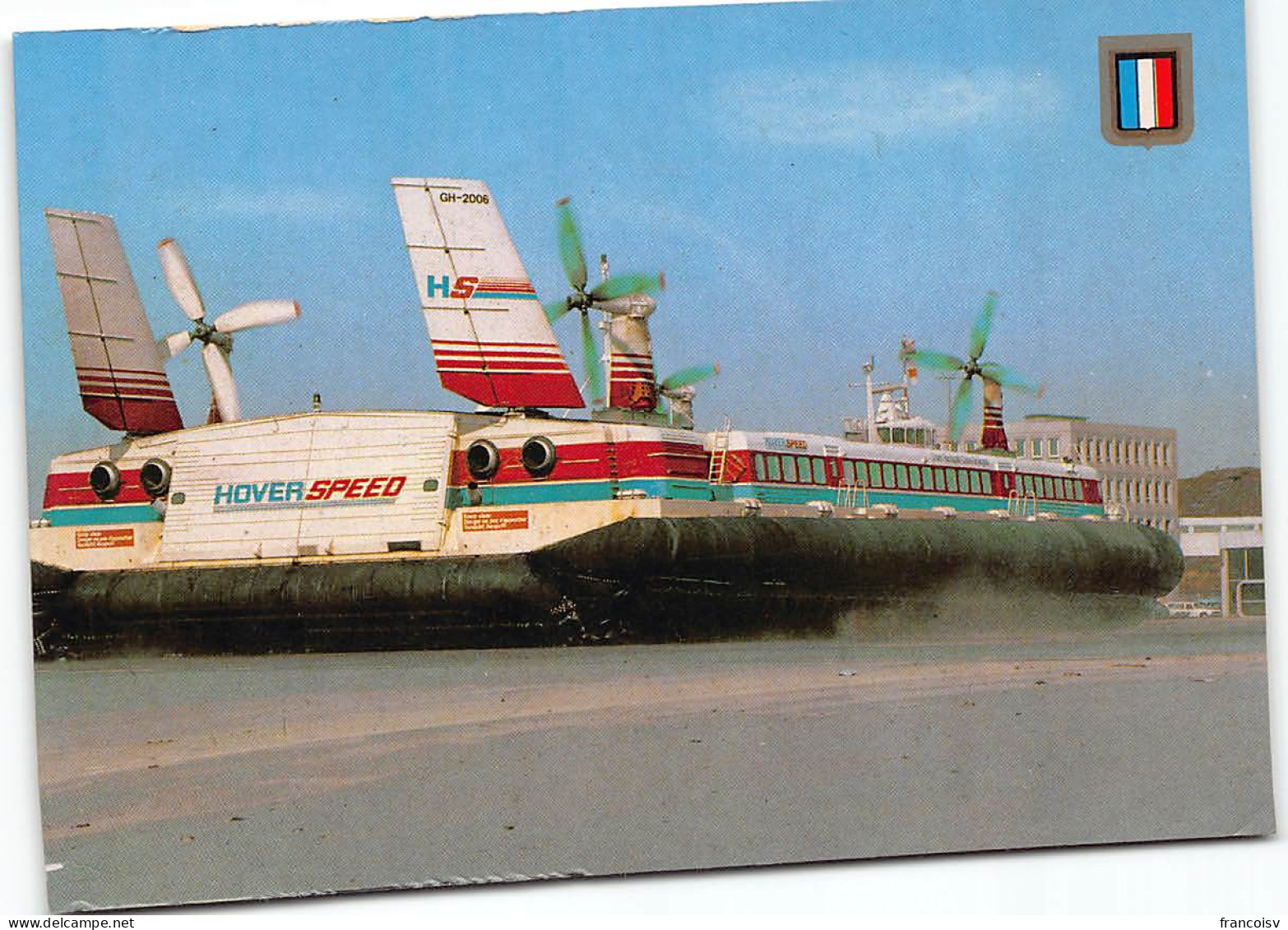 BATEAUX AEROGLISSEUR Hovercraft. Hoverspeed.  - Hovercraft