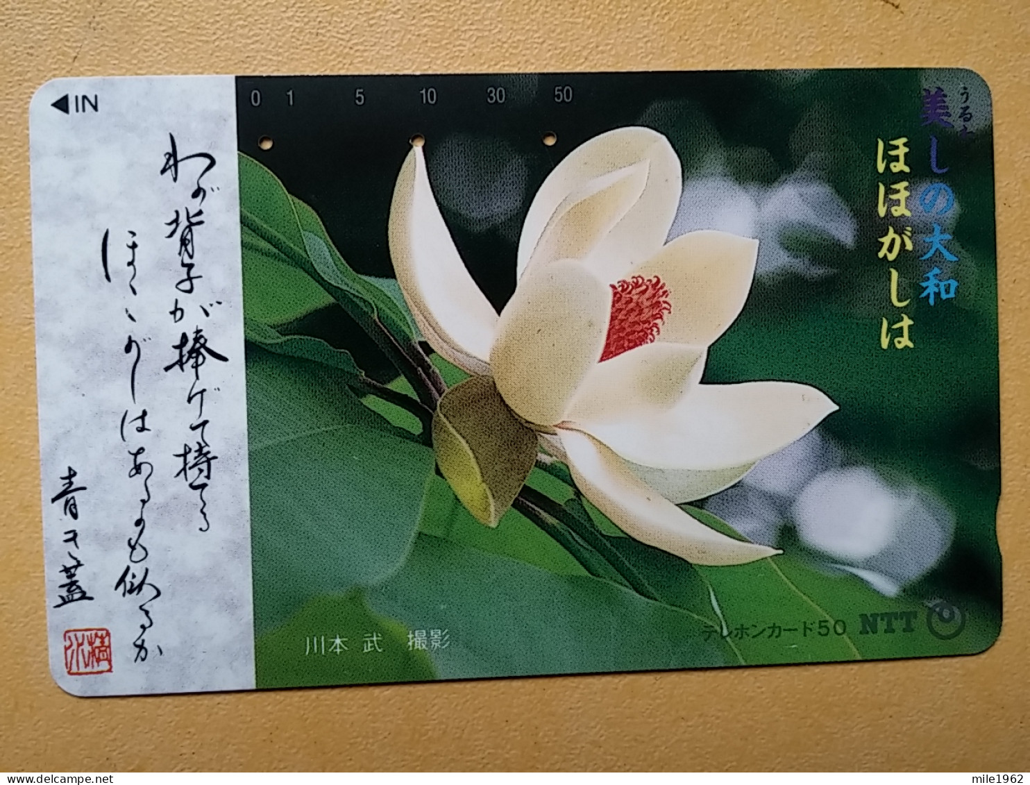 T-382 - JAPAN, Japon, Nipon, TELECARD, PHONECARD, Flower, Fleur, NTT 331-142 - Bloemen