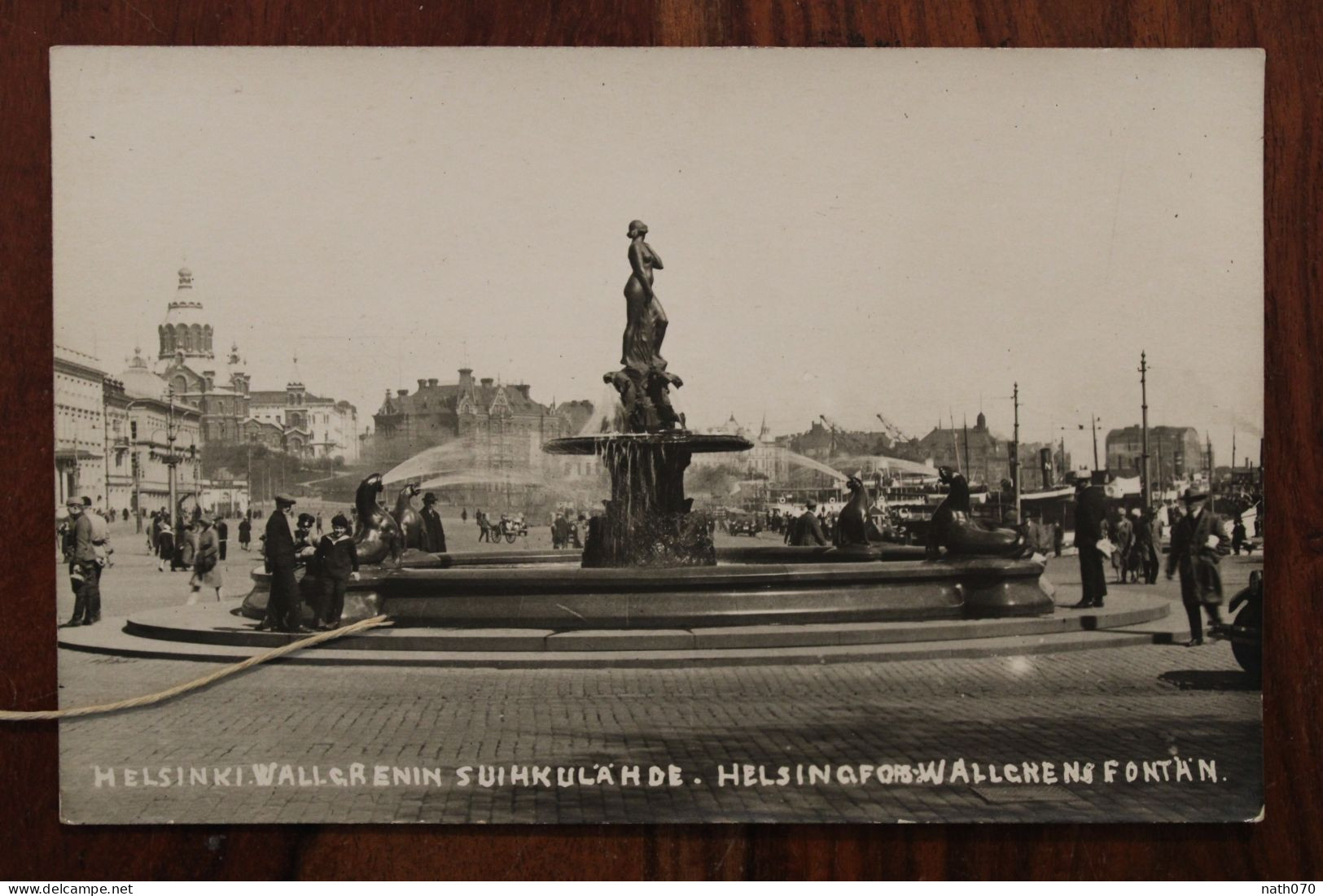 AK 1929 Cpa Carte Photo Helsinki Helsingfors Suomi Finland Finlande - Finnland