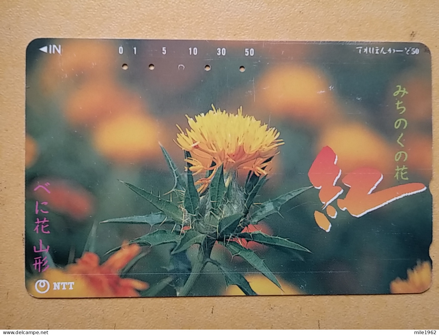 T-383 - JAPAN, Japon, Nipon, TELECARD, PHONECARD, Flower, Fleur, NTT 411-178 - Blumen