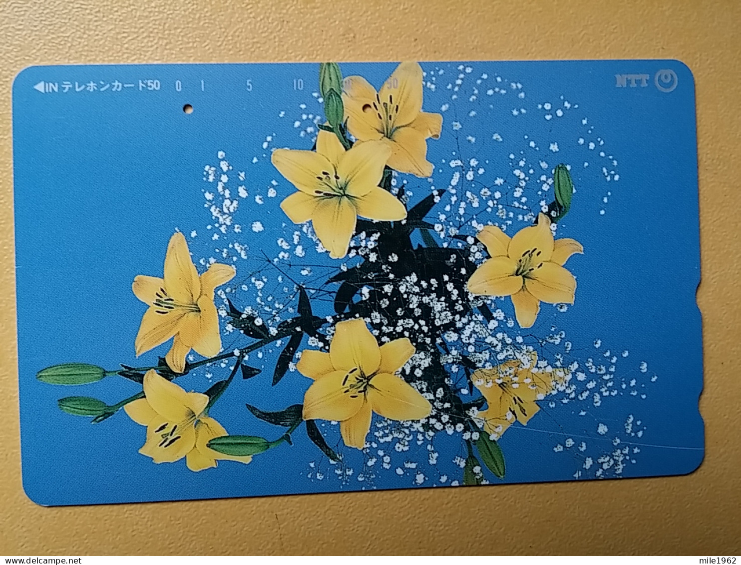 T-384 - JAPAN, Japon, Nipon, TELECARD, PHONECARD, Flower, Fleur, NTT 231-183 - Fleurs