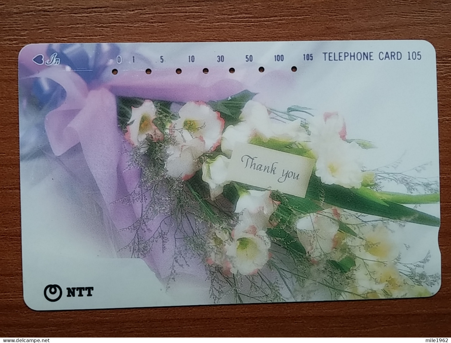 T-384 - JAPAN, Japon, Nipon, TELECARD, PHONECARD, Flower, Fleur, NTT 231-188 - Flores