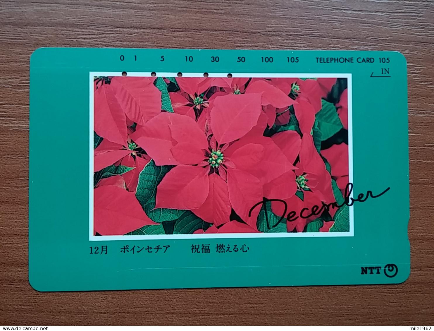T-384 - JAPAN, Japon, Nipon, TELECARD, PHONECARD, Flower, Fleur, NTT 271-050 - Flores