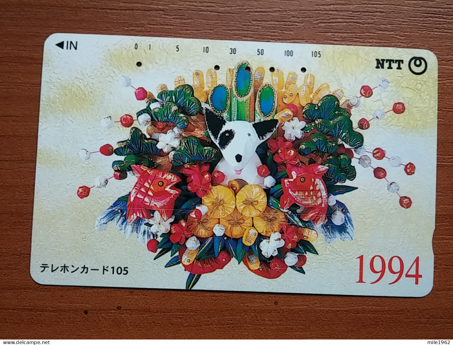 T-385 - JAPAN, Japon, Nipon, TELECARD, PHONECARD, Flower, Fleur, NTT 111-010 - Bloemen