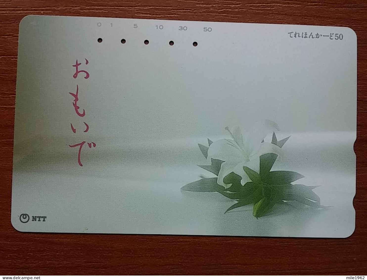 T-384 - JAPAN, Japon, Nipon, TELECARD, PHONECARD, Flower, Fleur, NTT 271-169 - Fleurs