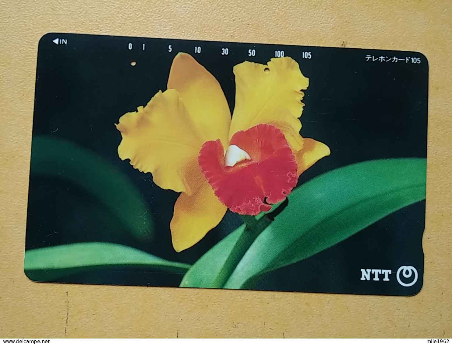 T-385 - JAPAN, Japon, Nipon, TELECARD, PHONECARD, Flower, Fleur, NTT 111-085 - Blumen