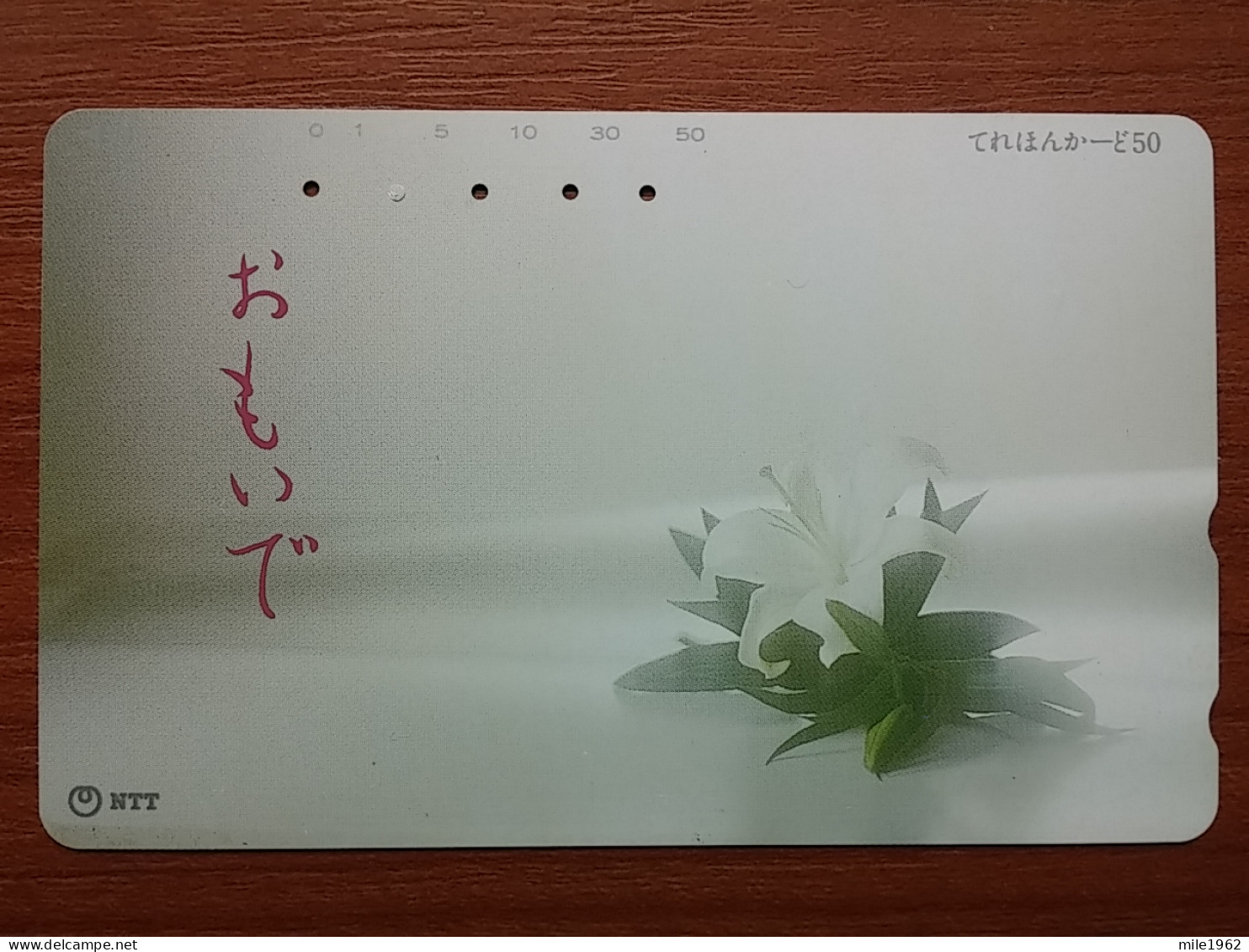 T-386 - JAPAN, Japon, Nipon, TELECARD, PHONECARD, Flower, Fleur, NTT 271-169 - Blumen