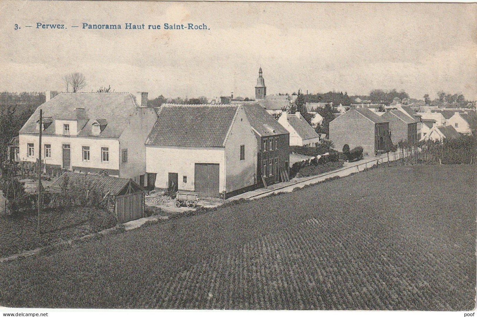Perwez : Panorama Haut Rue Saint-Roch - Perwez