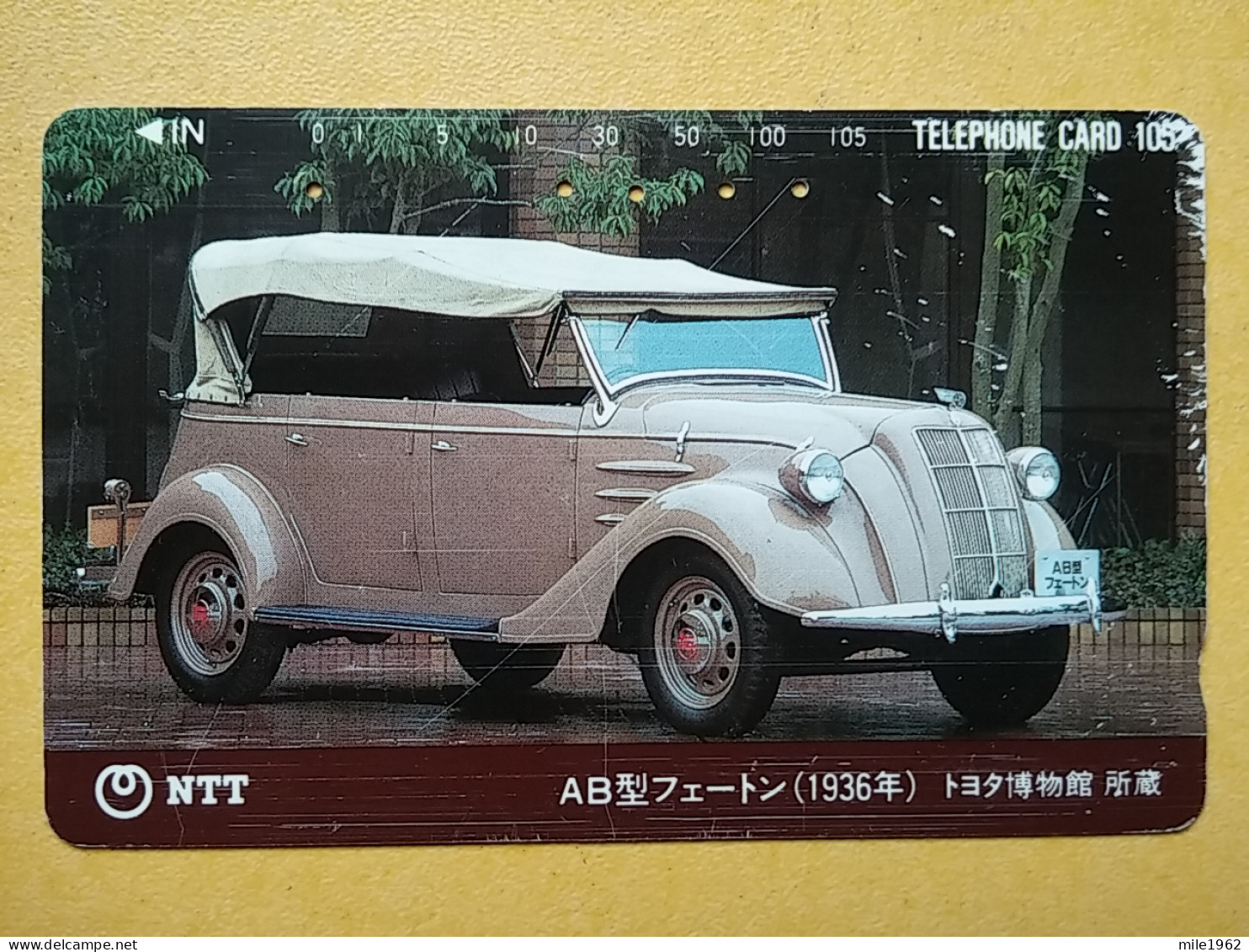 T-388 - JAPAN, Japon, Nipon, TELECARD, PHONECARD, Auto, Car NTT 290-303 - Auto's