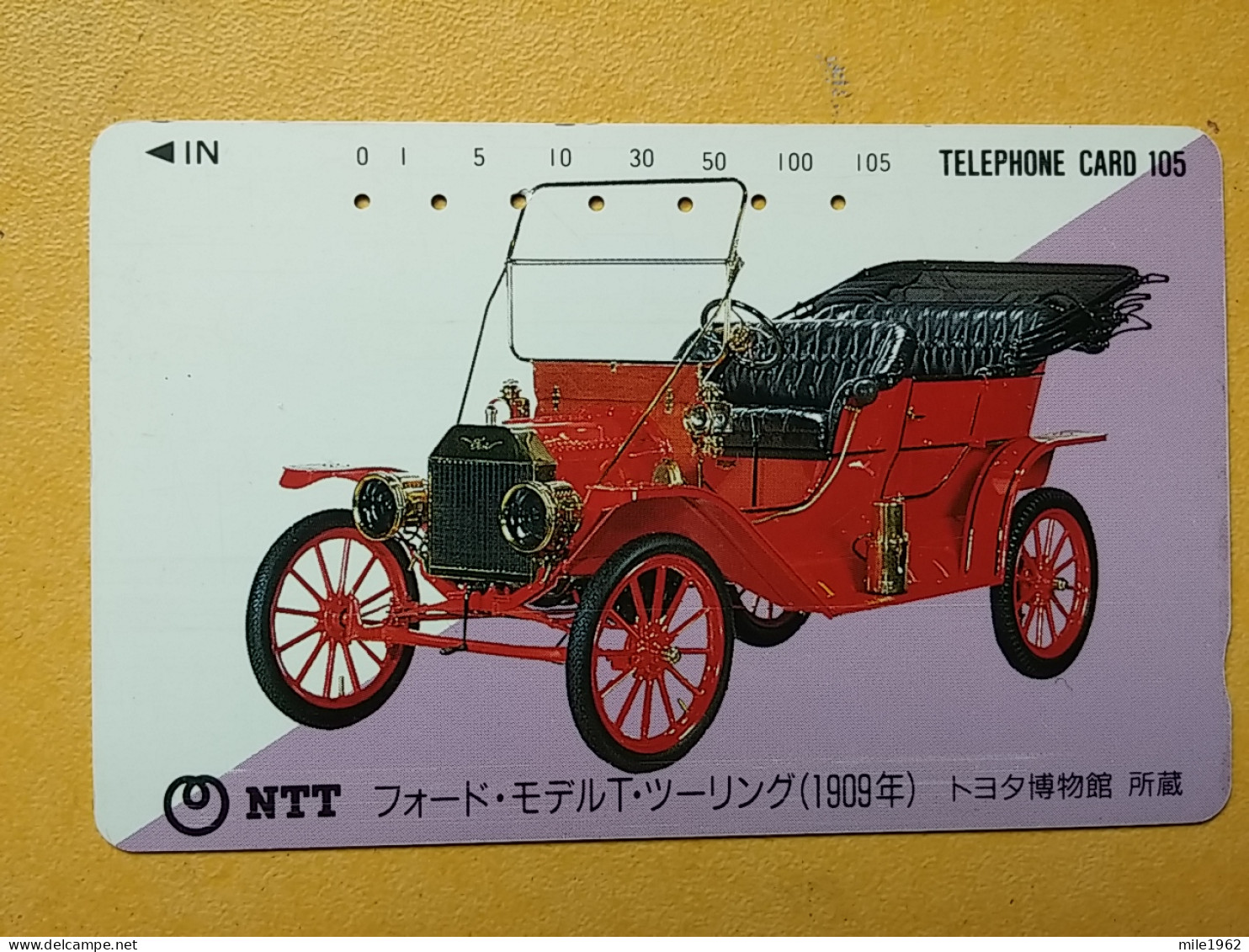 T-388 - JAPAN, Japon, Nipon, TELECARD, PHONECARD, Auto, Car NTT 291-045 - Cars