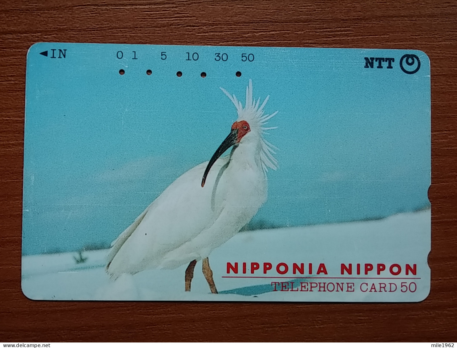 T-389 - JAPAN, Japon, Nipon, TELECARD, PHONECARD,  BIRD, OISEAU, NTT 270-264 - Otros & Sin Clasificación