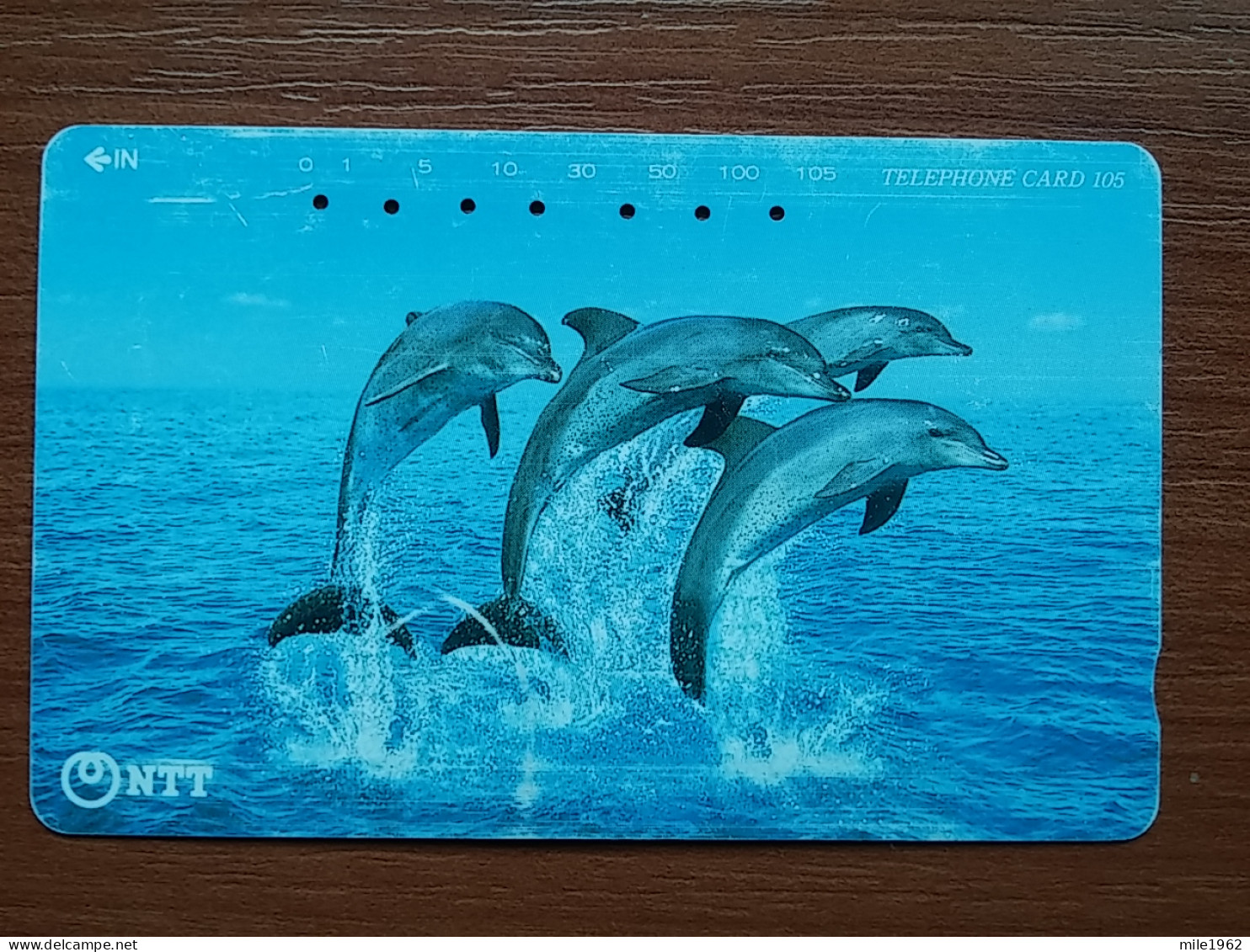 T-389 - JAPAN, Japon, Nipon, TELECARD, PHONECARD, FISH, POISON, NTT 231-236, DOLPHINE, DAUPHINE - Fische