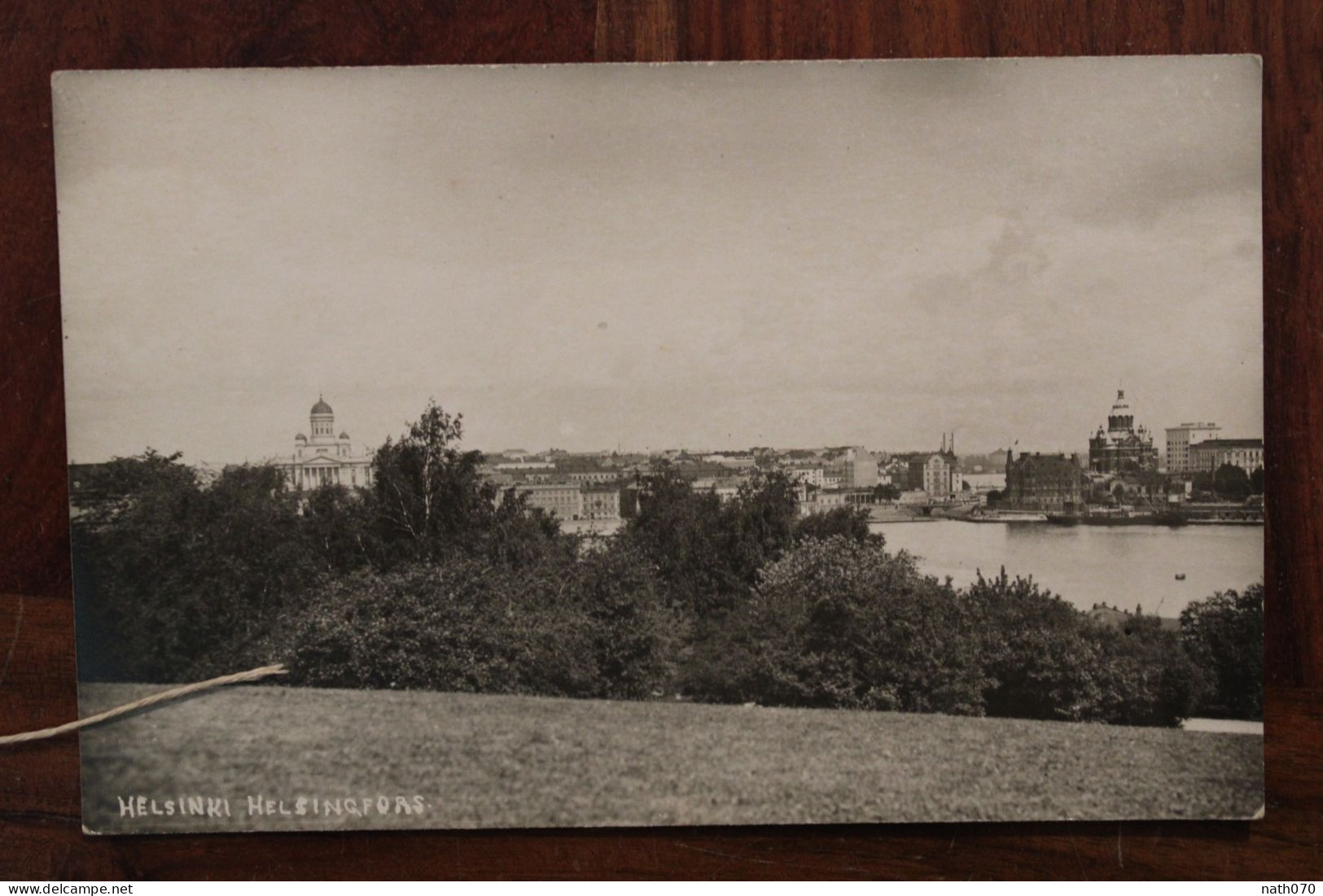 AK 1930's Cpa Carte Photo Helsinki Helsingfors Suomi Finland Finlande - Finland