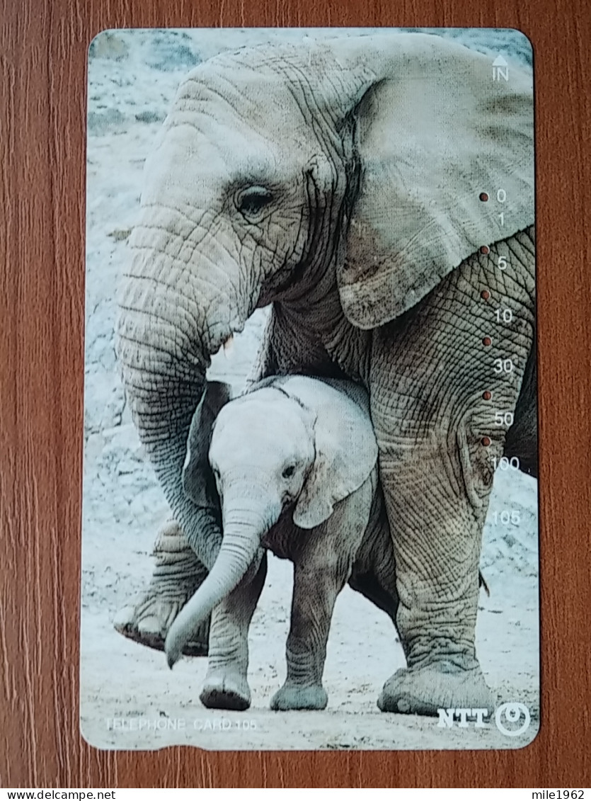 T-390 - JAPAN, Japon, Nipon, TELECARD, PHONECARD, ELEPHANT, NTT 231-251 - Oerwoud