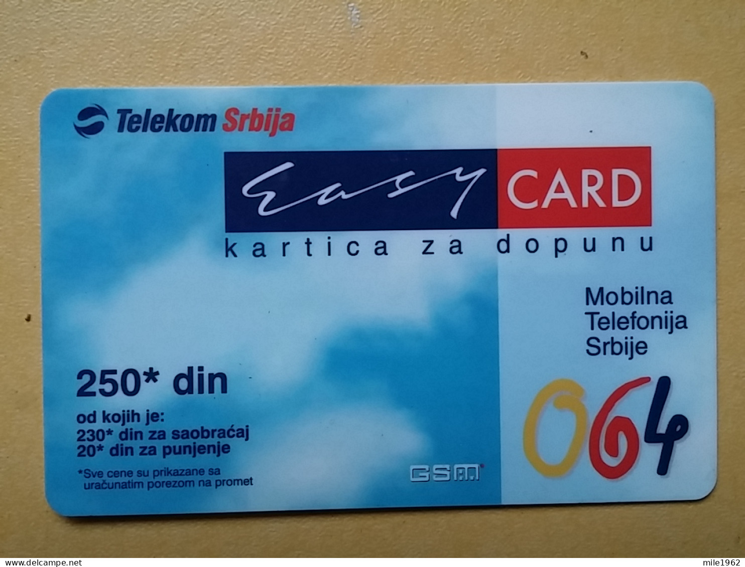 T-393 - SERBIA, TELECARD, PHONECARD,  - Altri – Europa