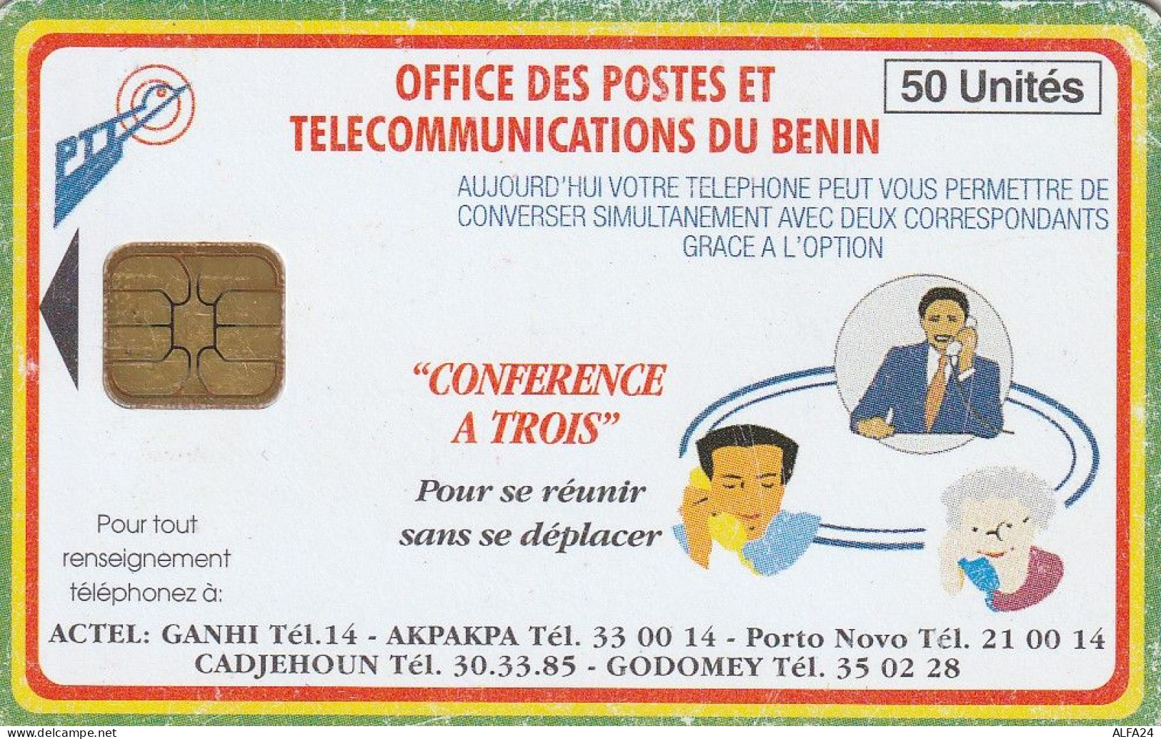PHONE CARD BENIN  (E35.21.6 - Benin