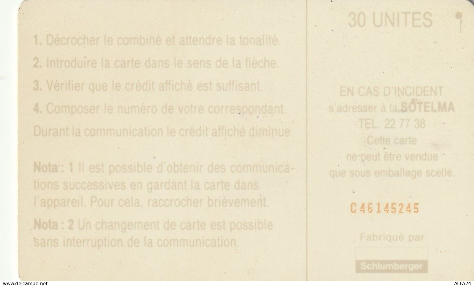 PHONE CARD MALI  (E35.21.3 - Mali
