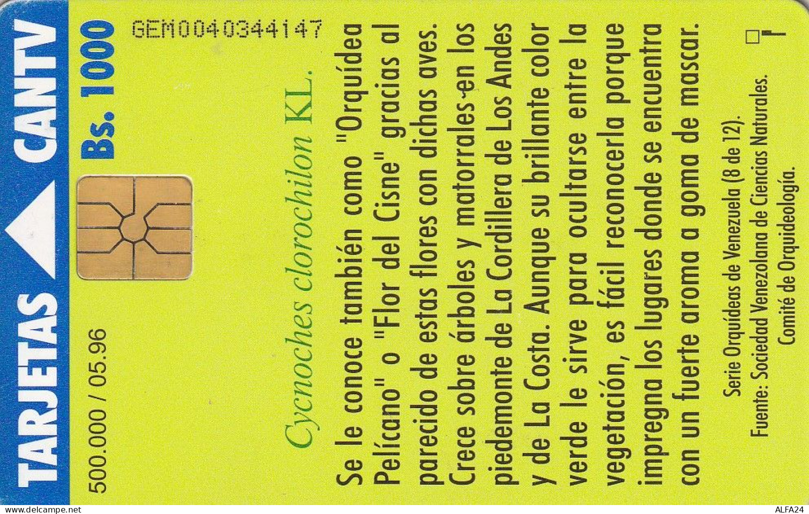 PHONE CARD VENEZUELA  (E35.20.8 - Venezuela