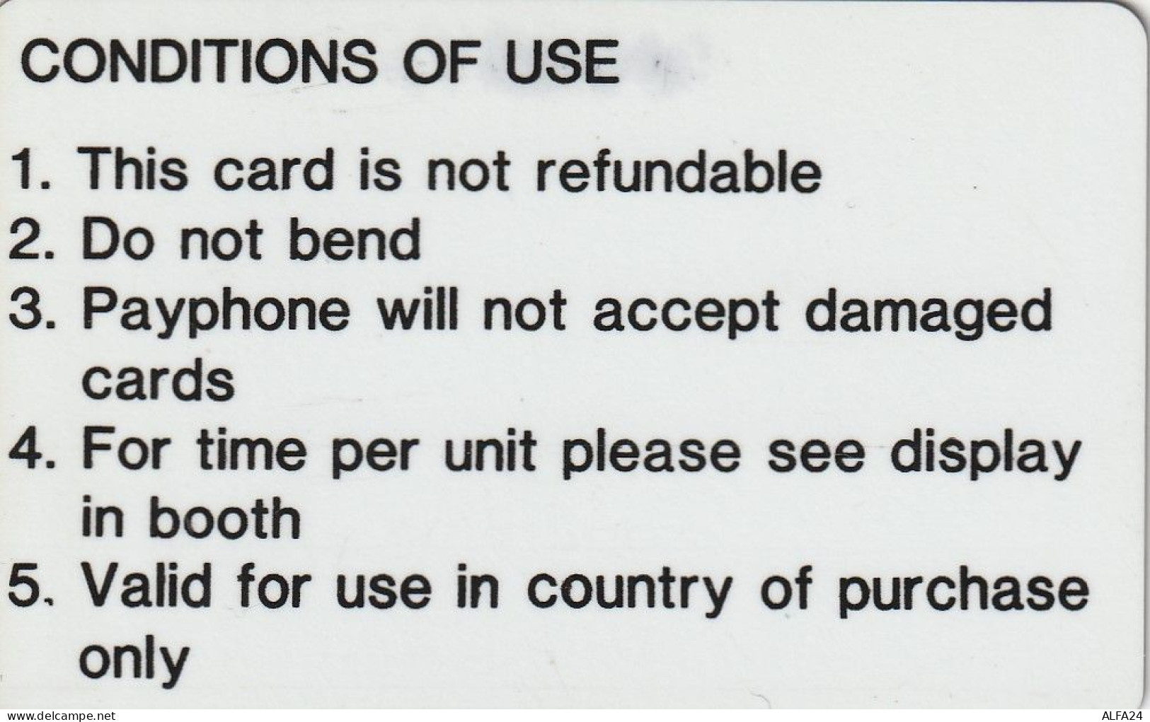 PHONE CARD ISOLE FALKLAND  (E35.17.1 - Falkland