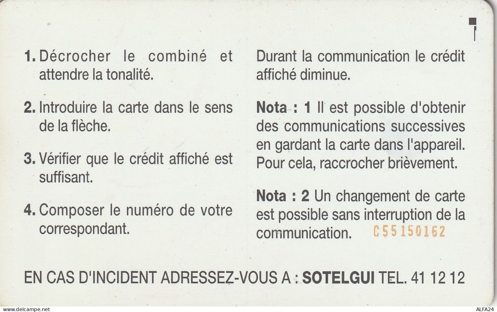 PHONE CARD GUINEA  (E35.16.2 - Guinea