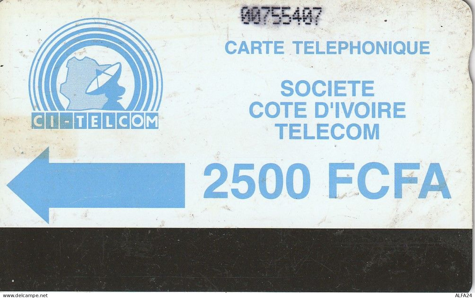 PHONE CARD COSTA D'AVORIO  (E35.13.3 - Côte D'Ivoire