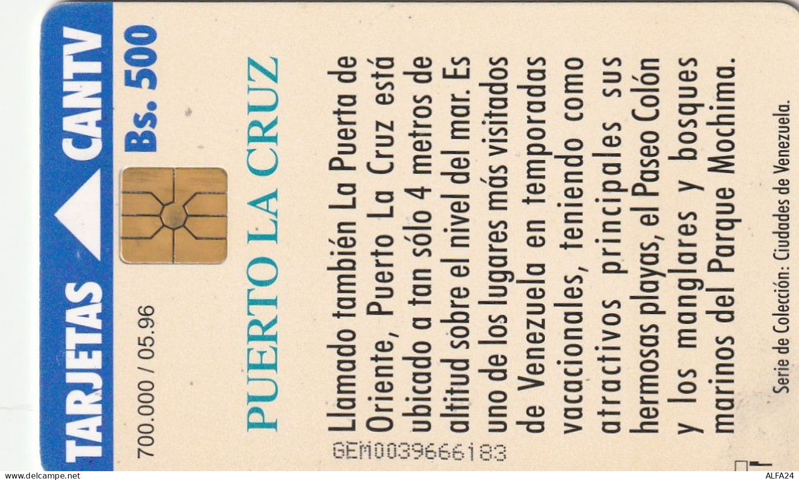 PHONE CARD VENEZUELA  (E34.3.4 - Venezuela