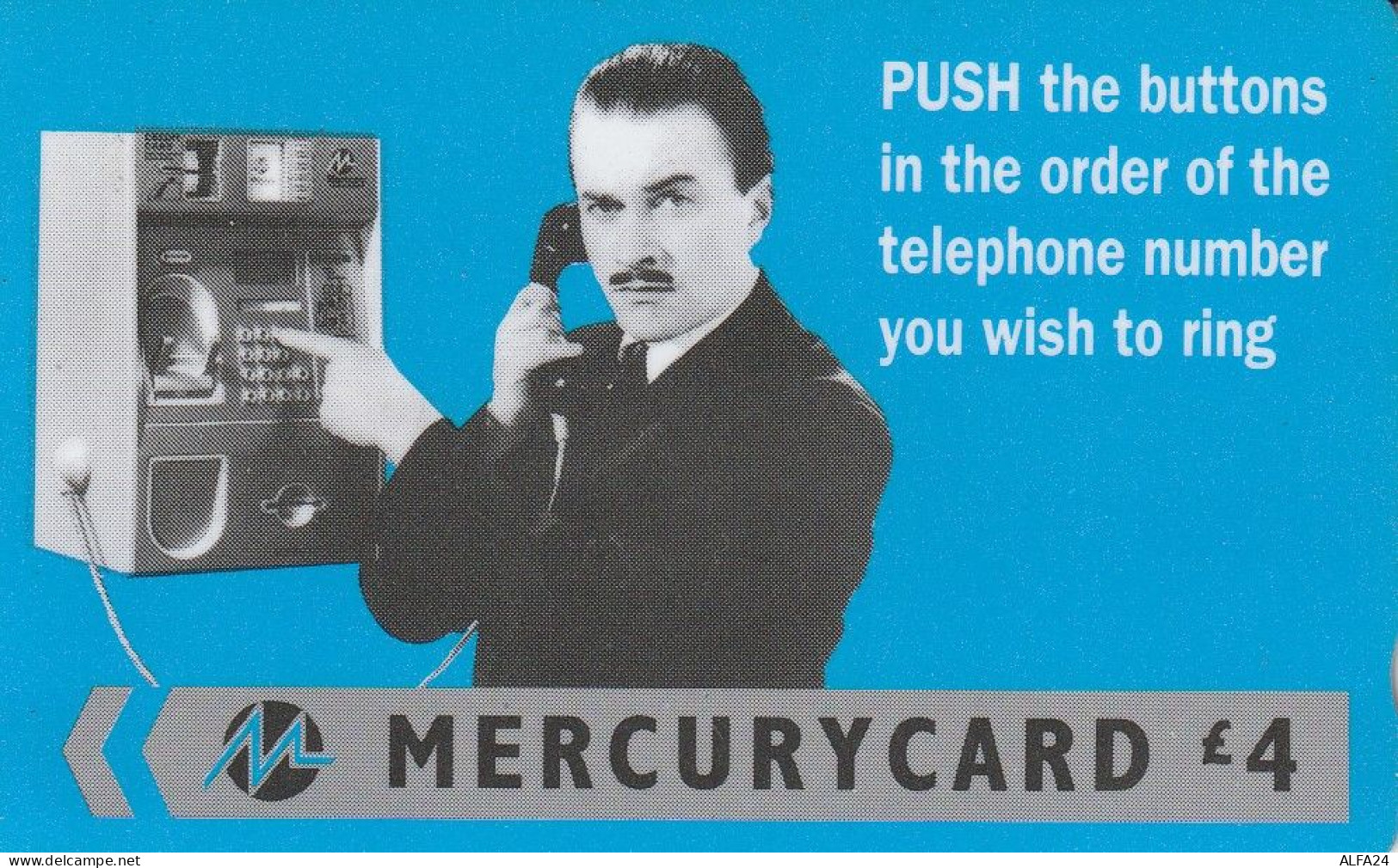 PHONE CARD UK MERCURY (E30.31.3 - [ 4] Mercury Communications & Paytelco