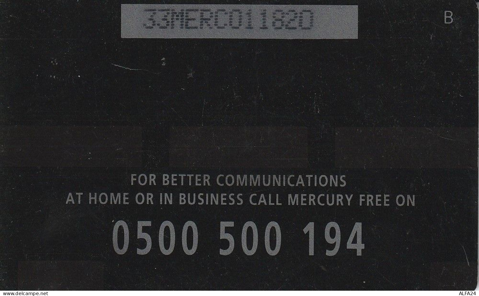 PHONE CARD UK MERCURY (E30.31.3 - Mercury Communications & Paytelco