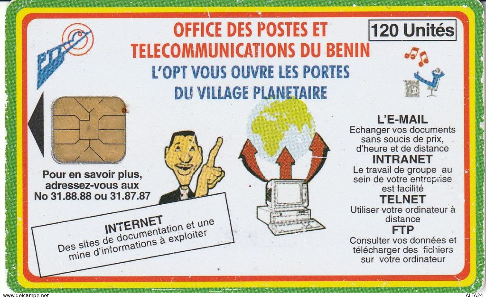 PHONE CARD BENIN  (E30.31.4 - Bénin