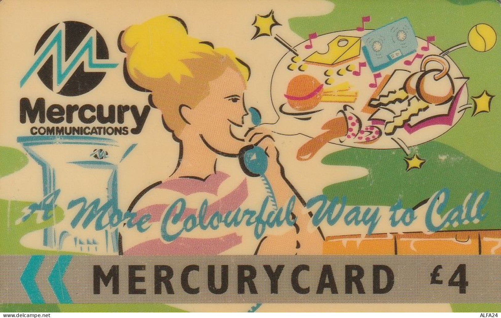 PHONE CARD UK MERCURY (E30.30.5 - Mercury Communications & Paytelco