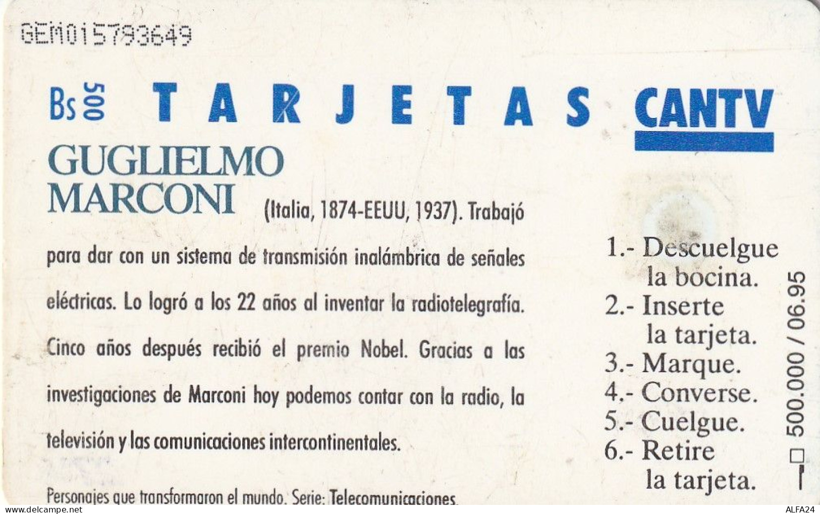 PHONE CARD VENEZUELA  (E30.19.2 - Venezuela