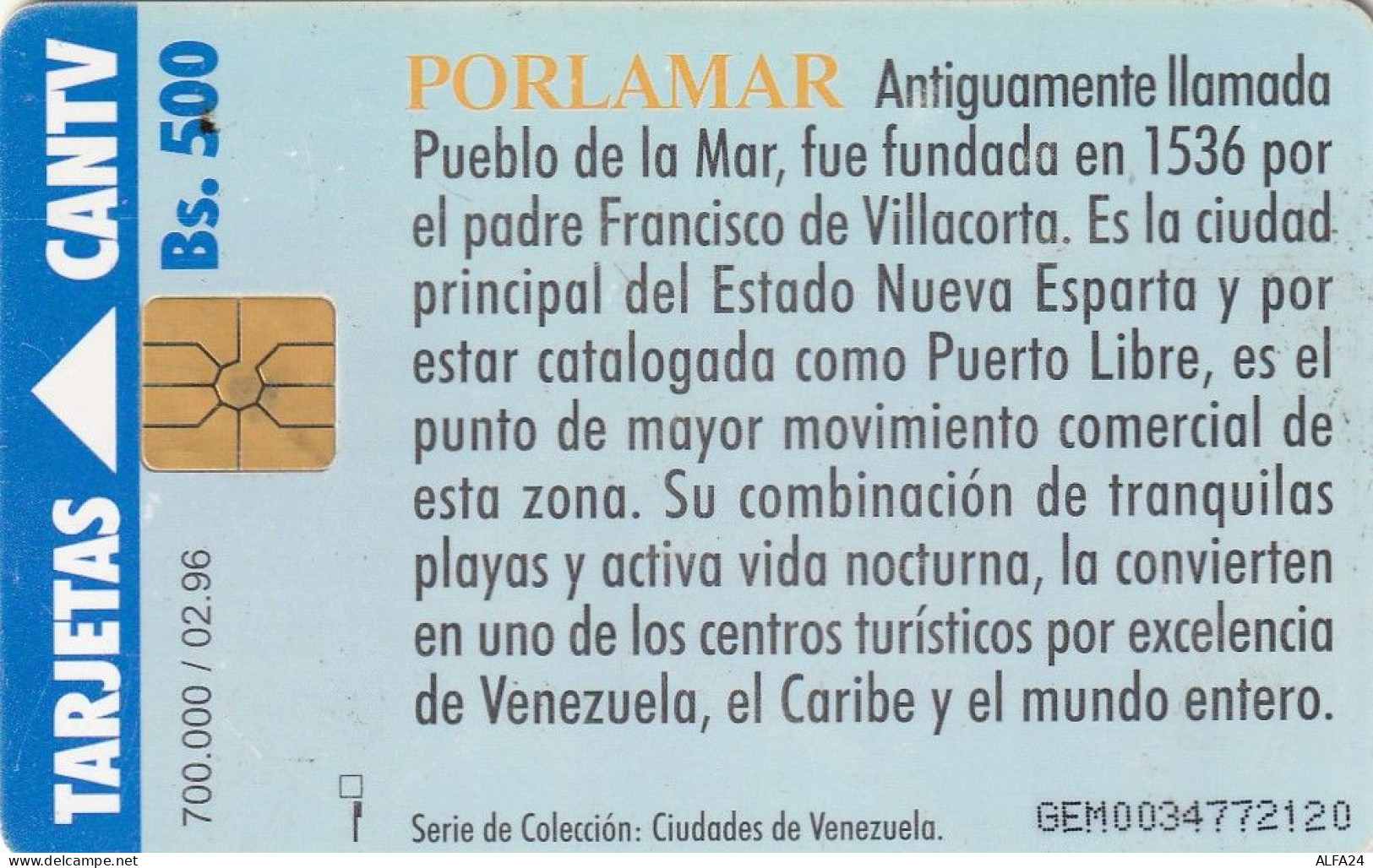 PHONE CARD VENEZUELA  (E30.4.5 - Venezuela