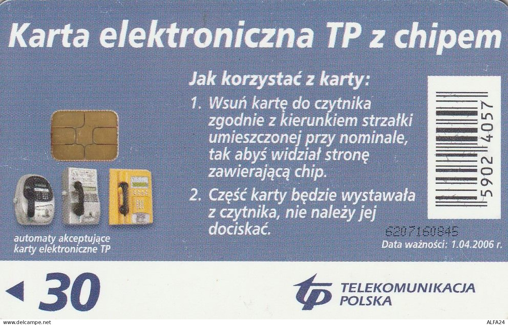 PHONE CARD POLONIA  (E23.37.7 - Pologne