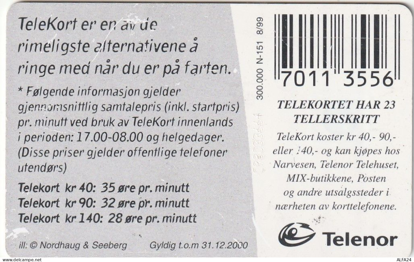 PHONE CARD NORVEGIA  (E23.32.5 - Noruega