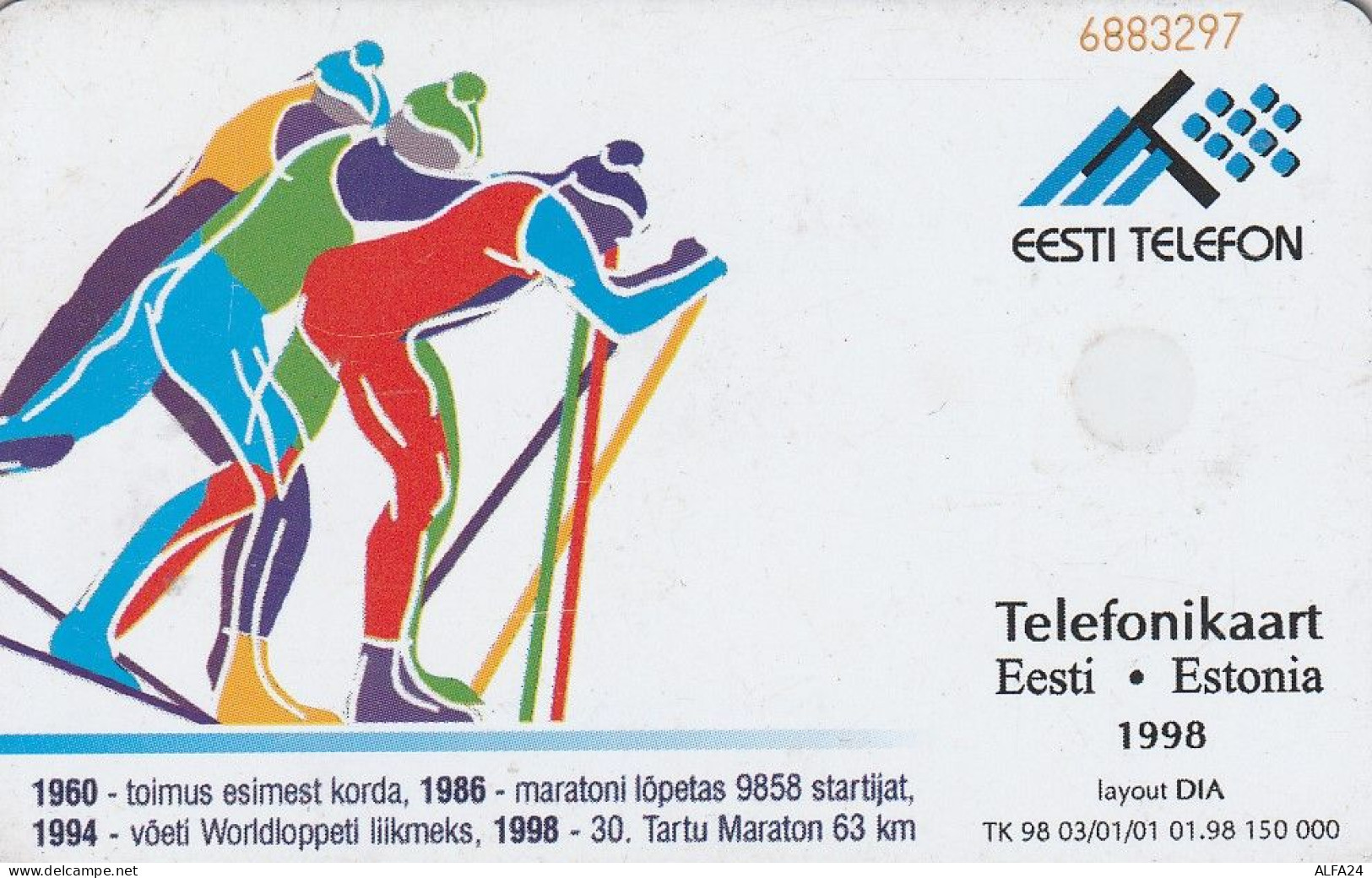 PHONE CARD ESTONIA  (E23.26.8 - Estonia