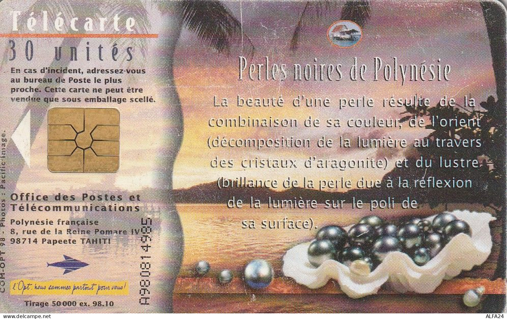 PHONE CARD POLINESIA FRANCESE  (E74.8.8 - Frans-Polynesië