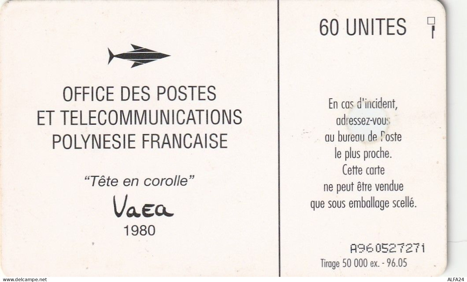 PHONE CARD POLINESIA FRANCESE  (E74.6.2 - Frans-Polynesië