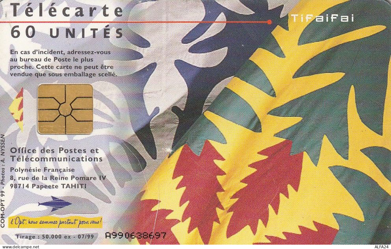 PHONE CARD POLINESIA FRANCESE  (E74.4.2 - Polinesia Francesa