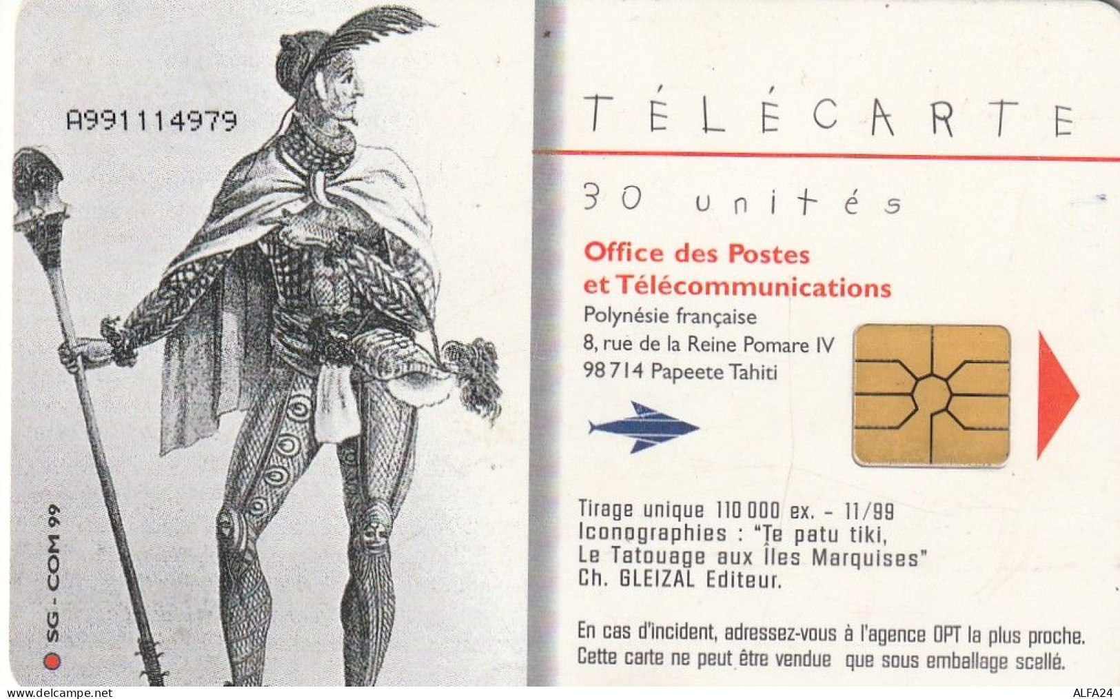 PHONE CARD POLINESIA FRANCESE  (E74.2.3 - French Polynesia