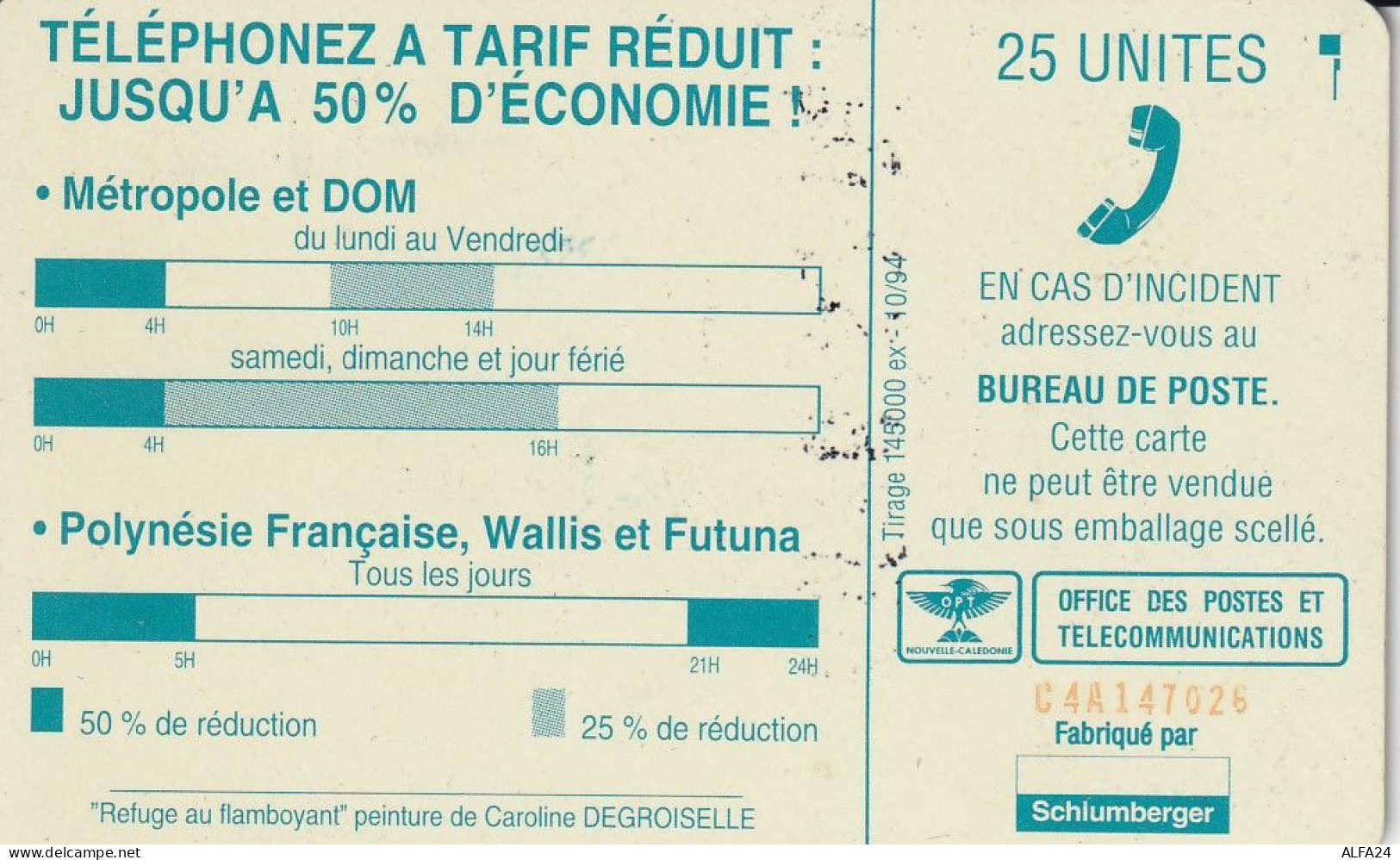 PHONE CARD NUOVA CALEDONIA  (E73.33.5 - New Caledonia