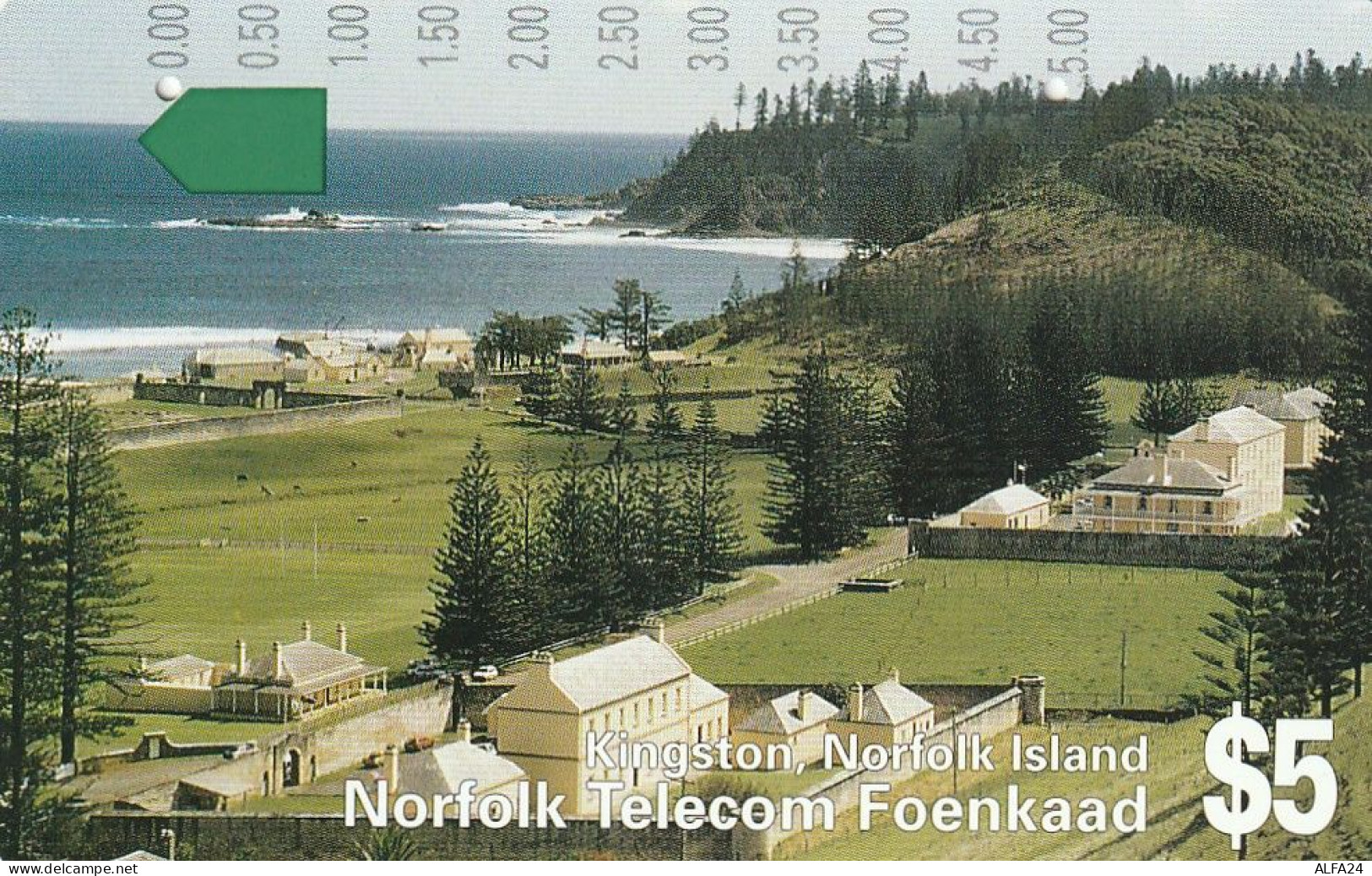 PHONE CARD ISOLE NORFOLK  (E73.32.1 - Norfolk Eiland