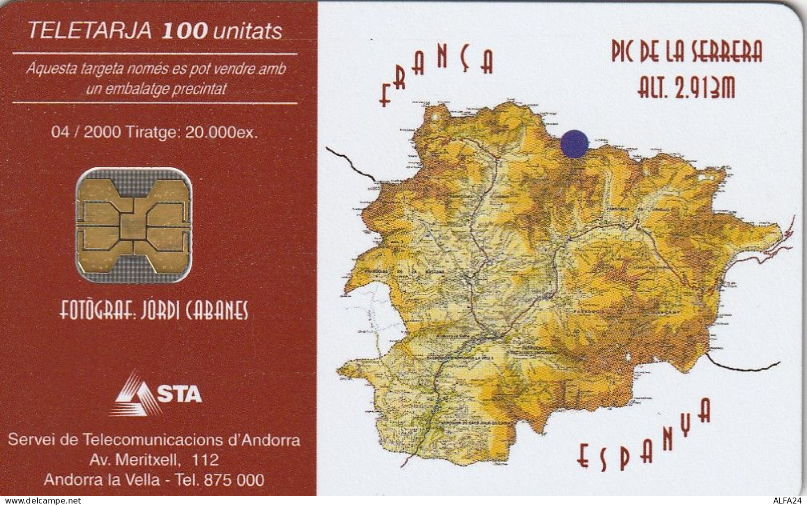 PHONE CARD ANDORRA  (E73.23.8 - Andorre